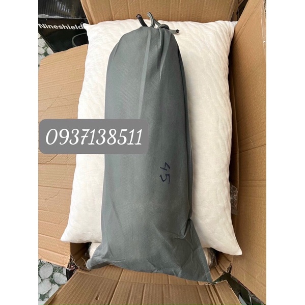 Gối Nằm Cao Su Xay Chống Đau Mỏi Vai, Gáy giúp lưu thông không khí giảm mệt mõi, tạo cảm giác thoáng mát