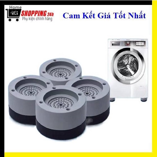 Bộ 4 miếng Chân Máy Giặt, Chống Ồn Chống Rung, Đế Chống Rung Máy Giặt