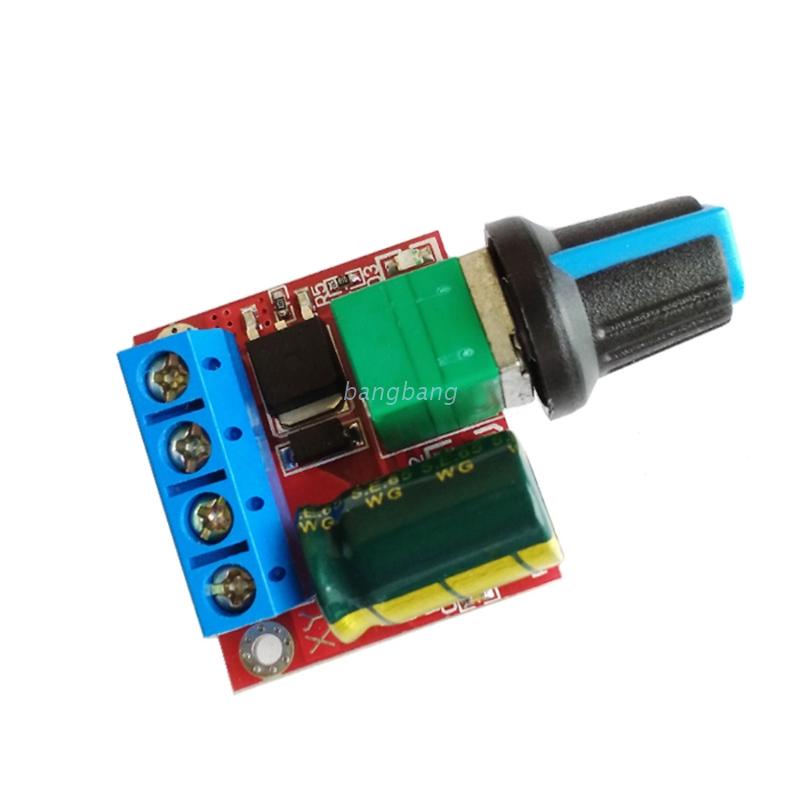Công Tắc Điều Khiển Tốc Độ Động Cơ Pwm Mini 4.5v-35v 5a
