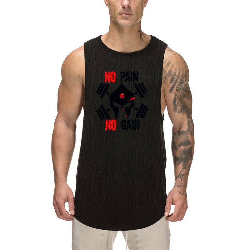 Áo Ba Lỗ Mỏng Nhanh Khô In Họa Tiết Size Lớn Thời Trang Thể Thao Mùa Hè Cho Nam