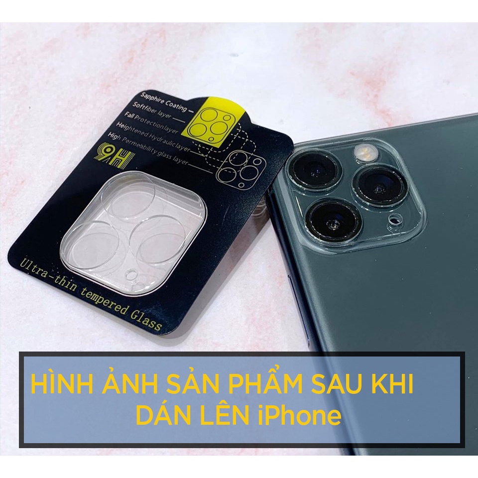 Kính cường lực iphone bảo vệ Camera sau cho 11/11pro/11promax/12/12mini/12pro/12promax/13/13pro/13promax - ORIO