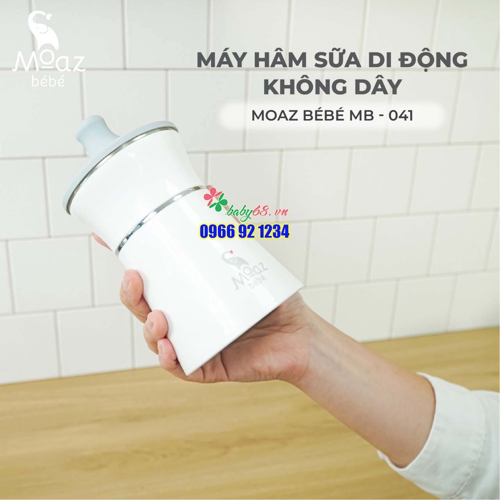 Máy hâm sữa di động cầm tay Moaz Bebe MB-041