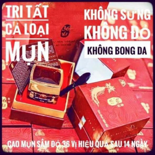 Cao Mụn Sâm Đỏ Lớn 15g