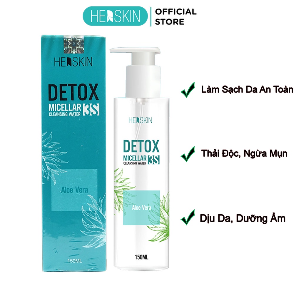 Nước Tẩy Trang Herskin Detox Micellar 3S 150ml