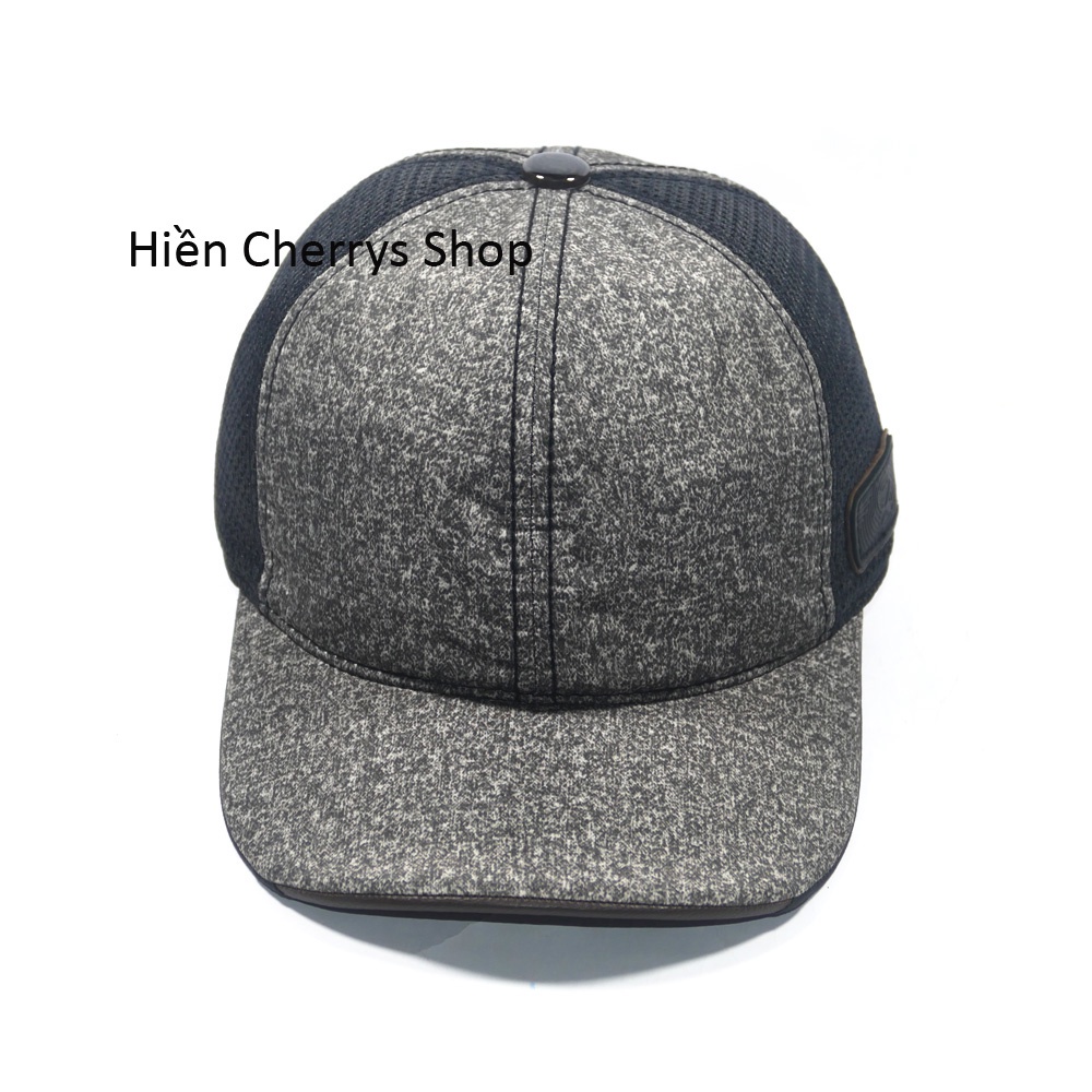 Nón kết xịn  - Chất liệu vải cotton cao cấp kết hợp với lưới cùng với  mặt da bên hông chữ Z đẹp nổi bật