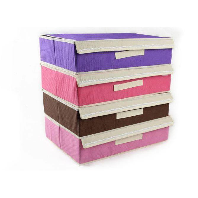 Hộp đựng đồ lót 16 ngăn có nắp đậy