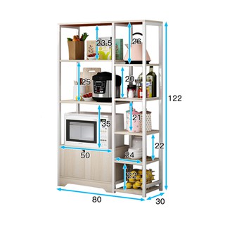 KỆ BẾP BẰNG GỖ 5 TẦNG