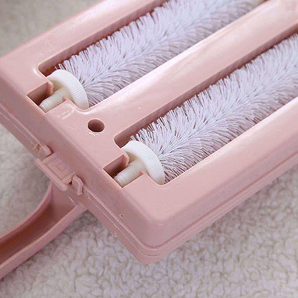 [CHOO] Multi-functional Double Head Handheld Carpet Table Brush Plastic Sweeper Dirt Hair Cleaner Collector Roller