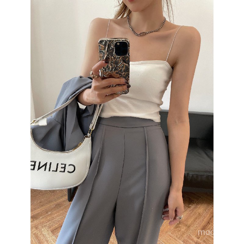 Áo hai dây có mút ngực hở lưng đẹp nữ tính zHHp