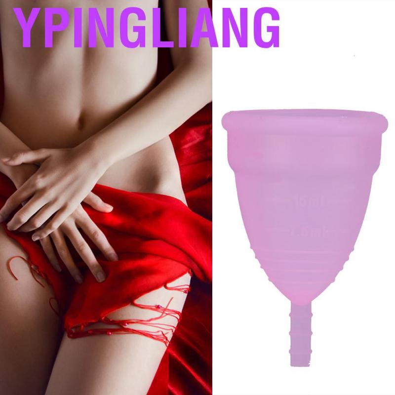 Bộ 2 cốc nguyệt san chống rò rỉ có thể tái sử dụng chăm sóc sức khỏe cho phái nữ tiện dụng