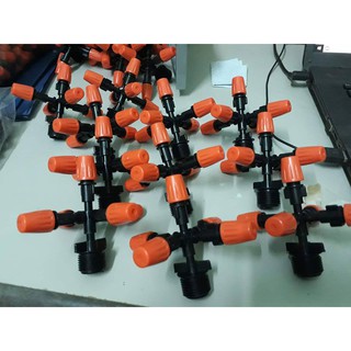 Combo 15 bộ Béc phun sương 5 đầu cam
