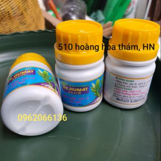 Phân bón lá VK. HUMAT 2-5-3 + TE chai 50ml giúp cây trồng Mập thân, dày lá, Vọt đọt. Chống nứt thân, vàng lá.