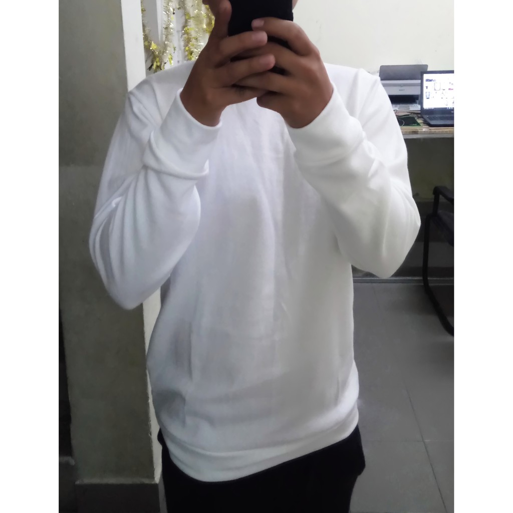 Áo thun Sweater White Bassic Unisex
