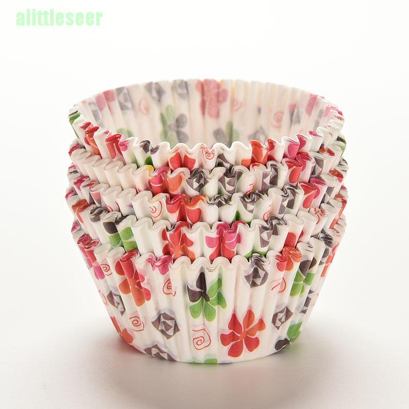 Set 100 Cốc Giấy Dùng Để Làm Bánh Cupcake