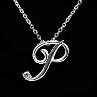 Dây Chuyền Nữ Bạc Hiểu Minh CC001.P Chữ P Bảo Hành Vĩnh Viễn