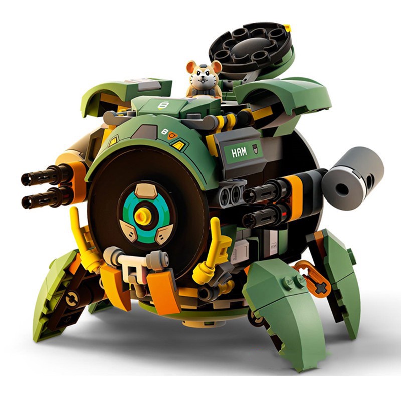 Đồ Chơi Lắp Ráp Kiểu LEGO Robot Wrecking Ball Mech Overwatch Chuột Hamster SX4044 Với 227 Mảnh Ghép
