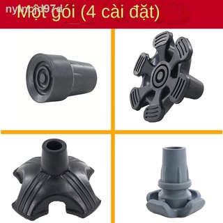 [SALE SỐC] ✿☄19mm phụ kiện nạng đôi tấm lót chân dưới cánh tay chống trượt gậy cao su chịu mài mòn che gỗ đầu nhựa