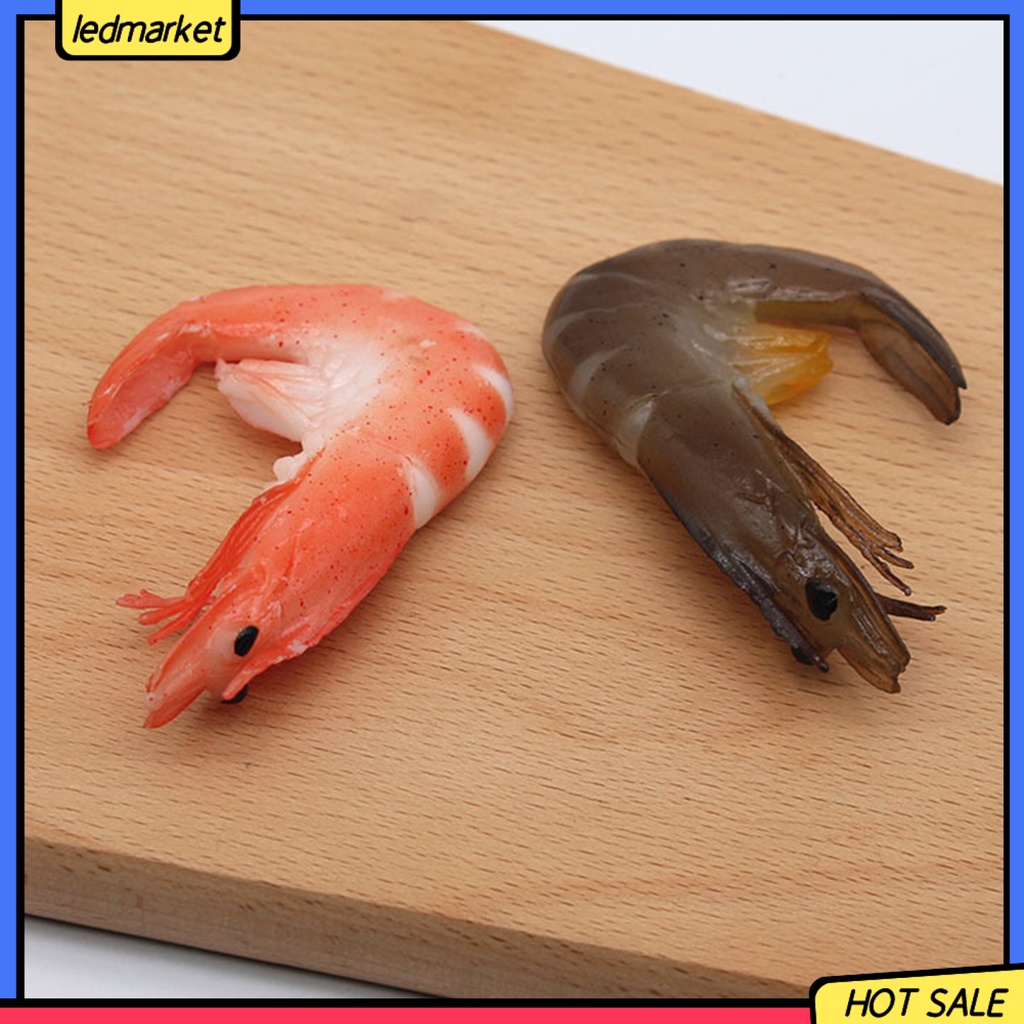 Mô Hình Con Tôm Hùm Màu Sắc Tươi Sáng Dùng Để Trang Trí Nhà Búp Bê