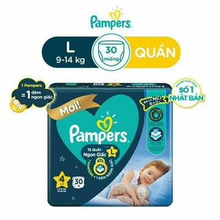 Tã quần pamper ngủ ngon giấc size l30/xl26/xxl22