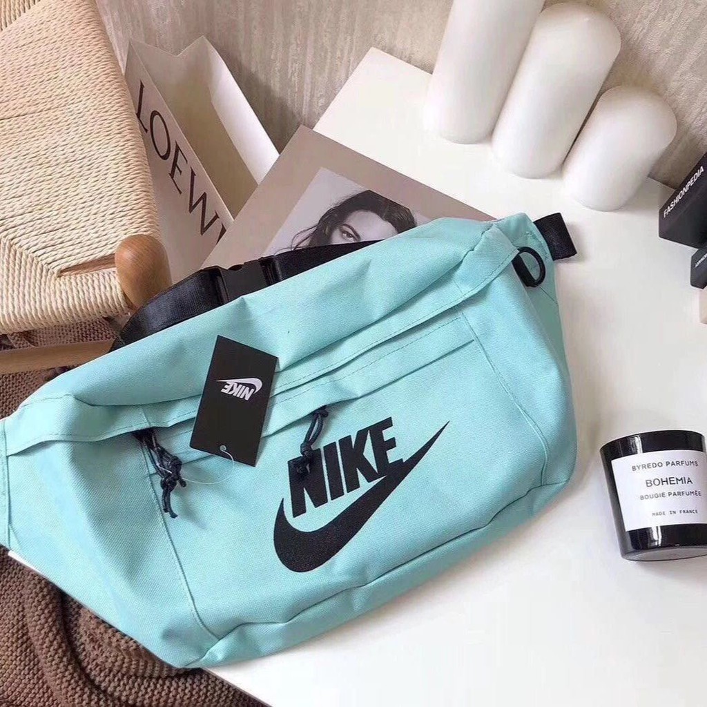 Túi Đeo Chéo Thể Thao Vải Canvas Cỡ Lớn In Logo Nike Thời Trang