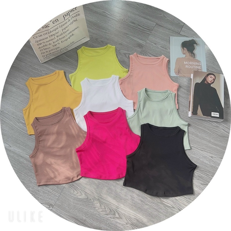 áo thun croptop 3 lỗ