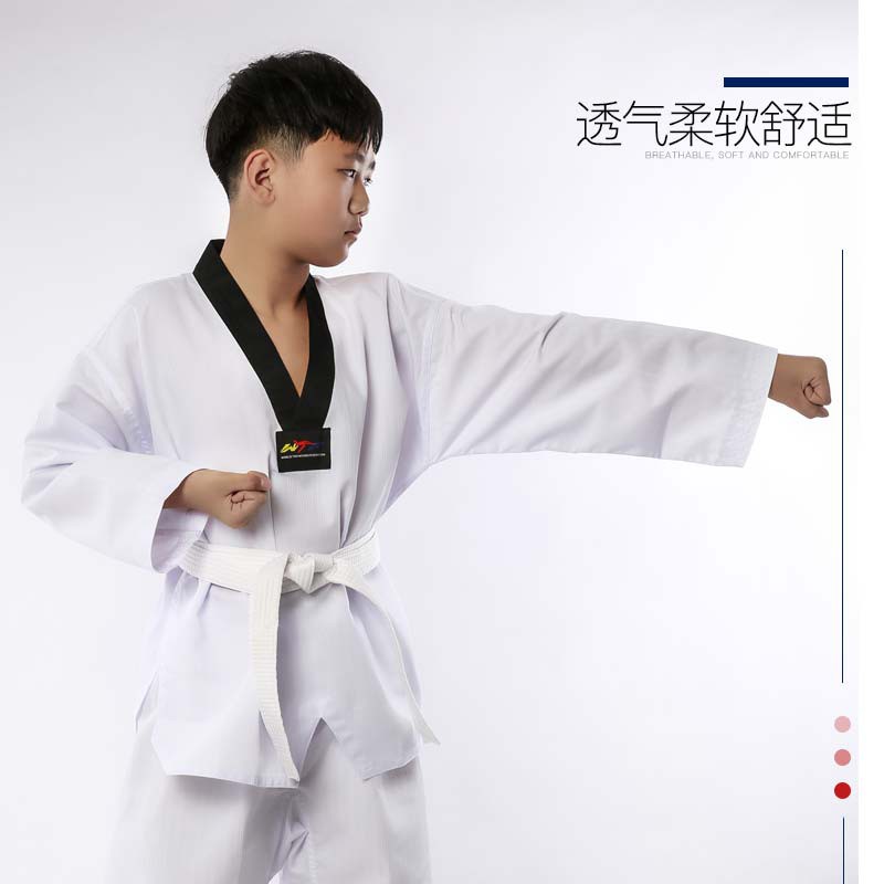 ❁Đồng Phục Tập Võ Taekwondo Tay Dài Dành Cho Người Lớn Và Trẻ Em