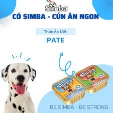 Pate cho chó SIMBA vị GÀ và GAN vỉ 150g ,300g - Nhập khẩu Ý