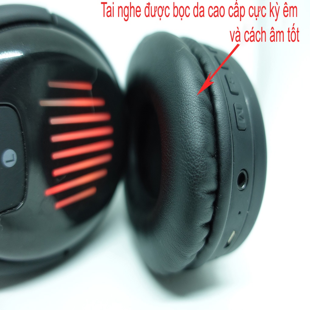 Tai Nghe Chụp Tai Bluetooth, Headphone gaming Không Dây EARLDOM ET-BH42  Âm Bass Ấn Tượng Đèn Cảm Ứng Theo Nhạc