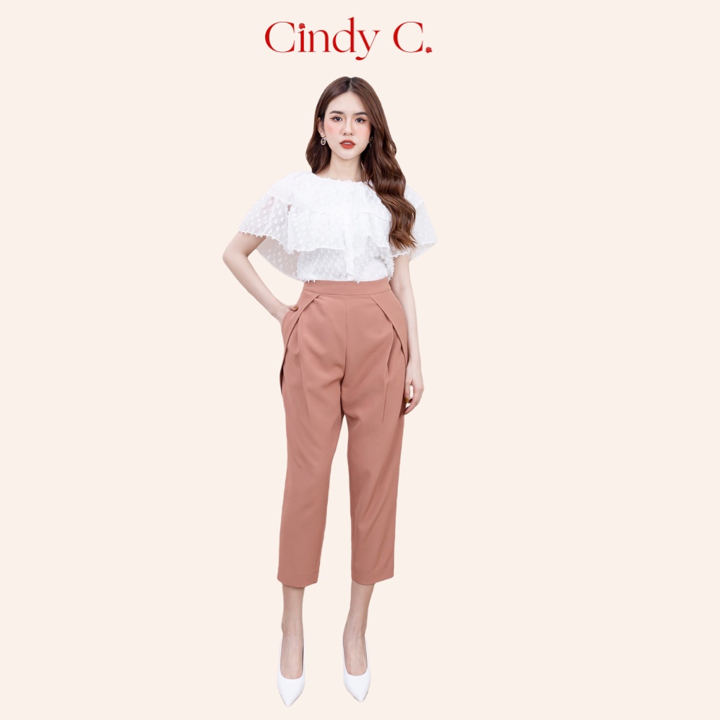 Áo Amyas CINDY C chất liệu Lace thiết kế điệu đà nữ tính 693