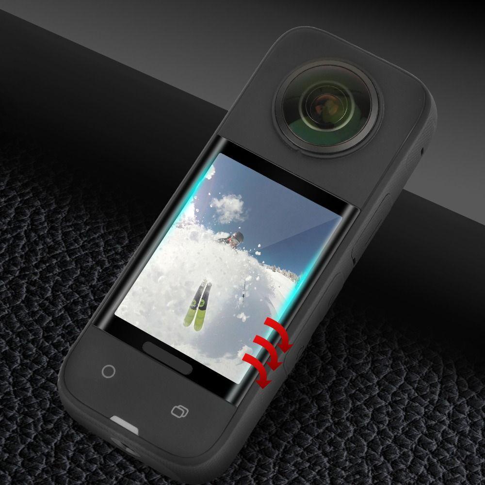Set 1 / 2 Miếng Dán Bảo Vệ Màn Hình Chống Trầy Xước Cho Insta360 X3