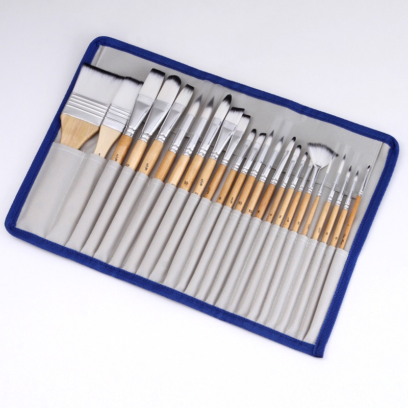 Set 24 Cọ Vẽ Tranh Chuyên Dụng Cho Người Mới Bắt Đầu