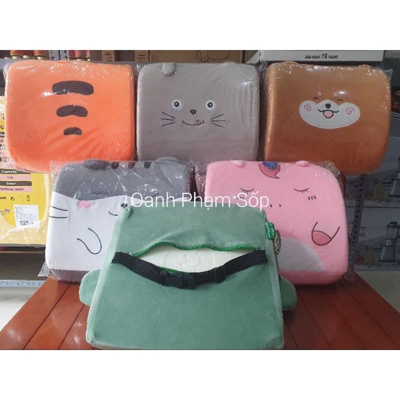 (MẪU MỚI SIÊU SALES) Gối tựa lưng văn phòng, dựa lưng ghế ô tô, dựa lưng ngồi học bảo vệ lưng tránh cong vẹo cột sống | BigBuy360 - bigbuy360.vn