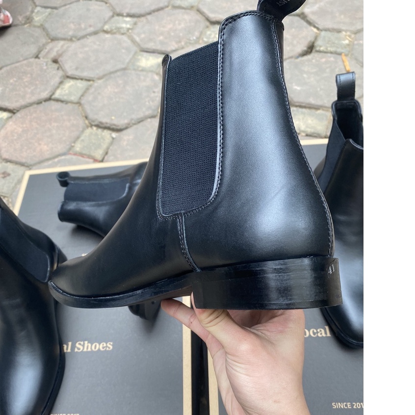 [ Đế Phíp ] Giày Chelsea Boots công sở, da bò nguyên tấm