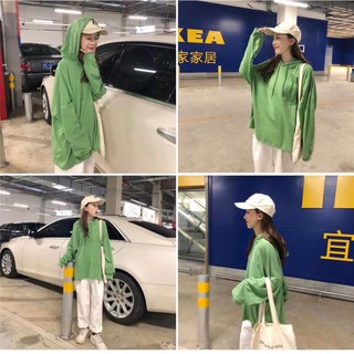 Áo dài tay unisex có nón