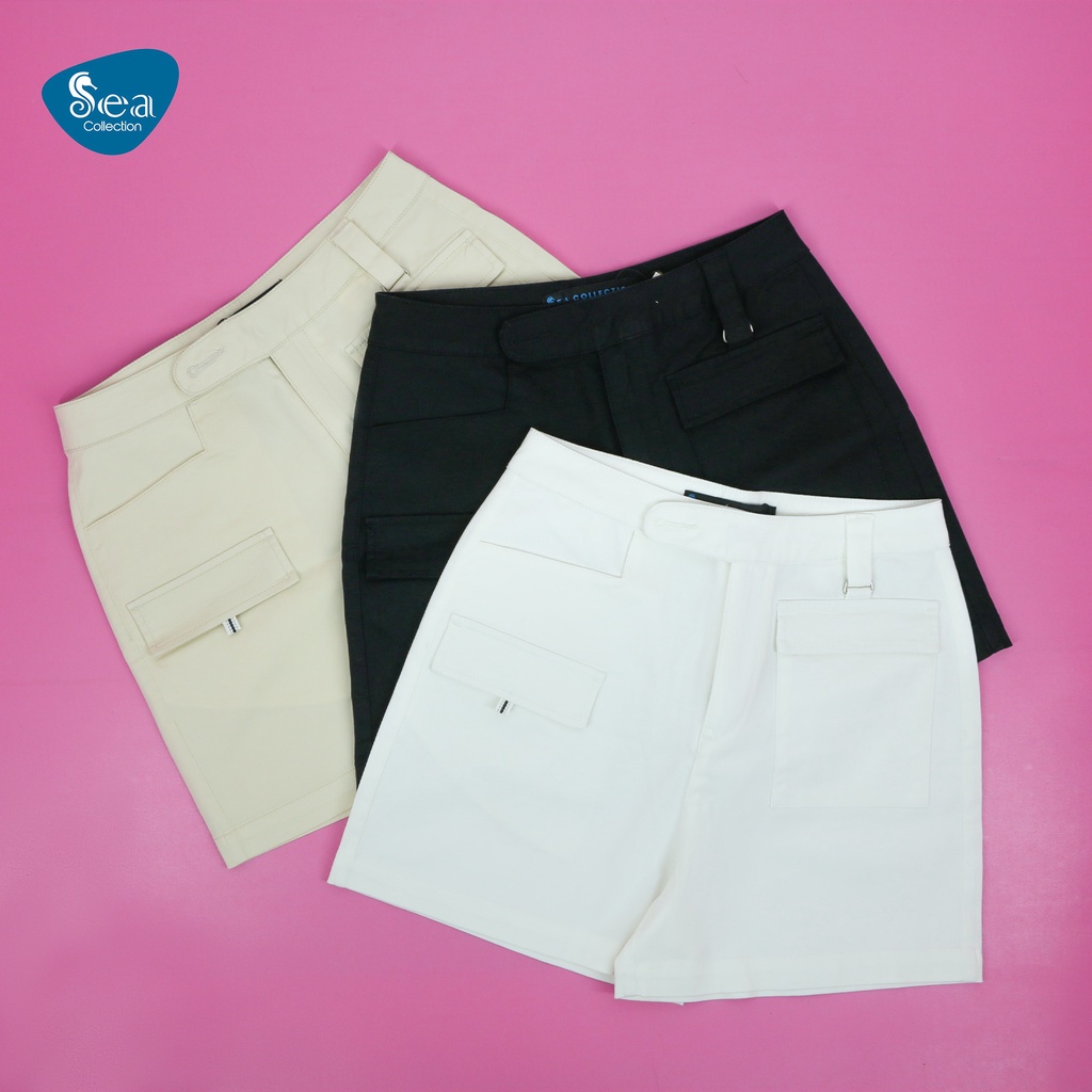 Quần short kaki thun nữ  Sea Collection 5371