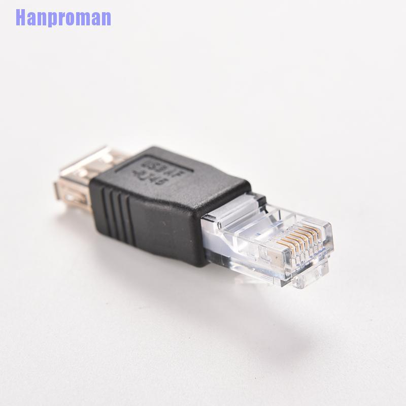 Đầu Chuyển Đổi Ổ Cắm Mạng Lan Rj45 Male Sang Usb Af A Female | BigBuy360 - bigbuy360.vn