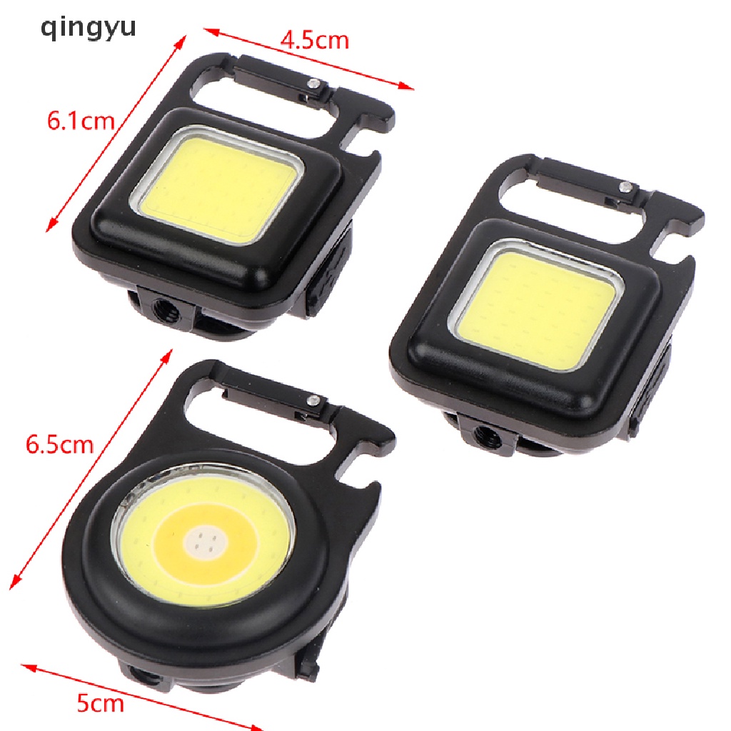 Đèn COB Khẩn Cấp Sạc USB Kèm Móc Khóa Tiện Dụng Cho Hoạt Động Ngoài Trời