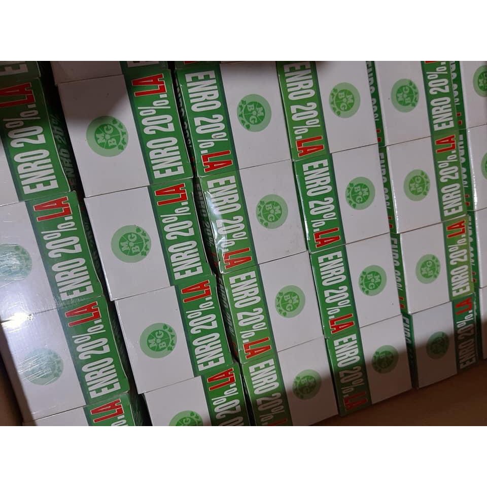 Enro 20% LA viêm ruột, tiêu chảy chỉ dùng trong thú y