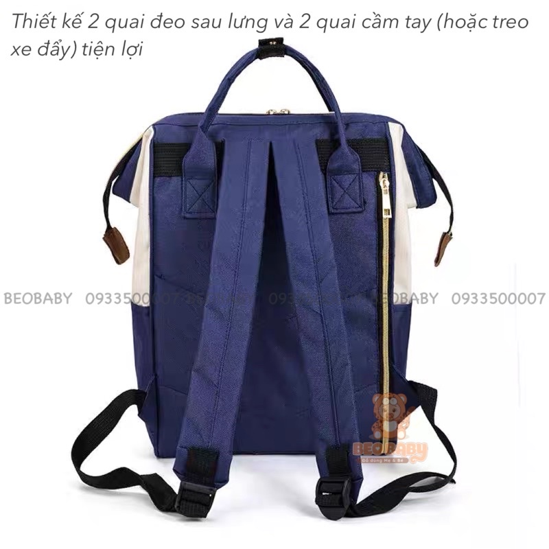 Balo Bỉm Sữa Đựng Đồ Đa Năng Cho Mẹ Và Bé