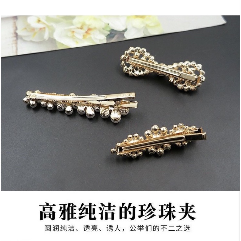 Kẹp tóc retro Hàn Quốc, phụ kiện thời trang tóc quý phái sang chảnh dành cho nữ
