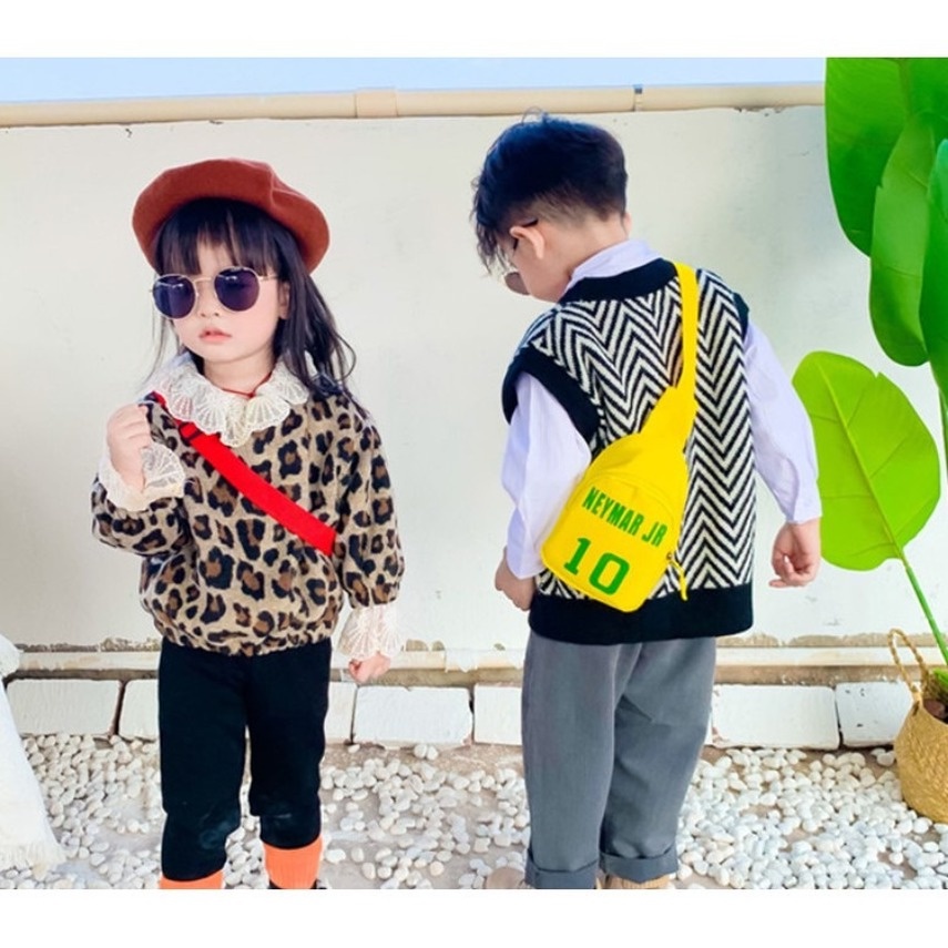 Spiderman Túi đeo chéo ngực thời trang cho bé / Bóng đá Túi ngực / Không thấm nước túi trước ngực