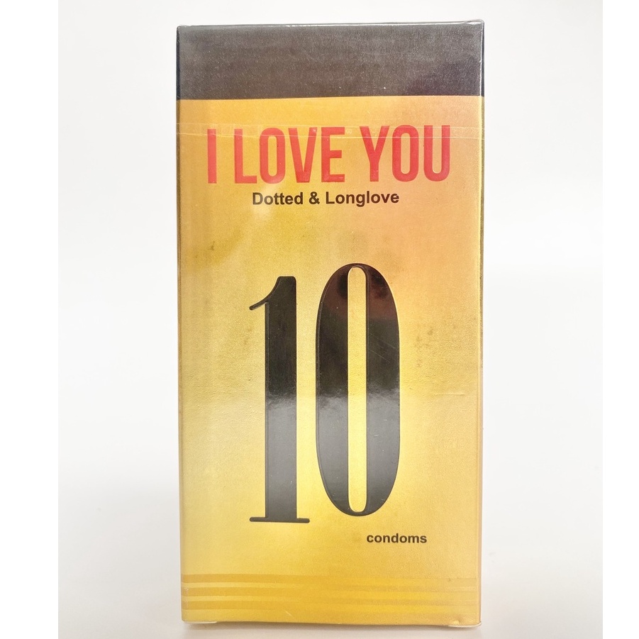 Bao cao su I Love You cao cấp, bao cao su gai li ti, hộp 10 bcs