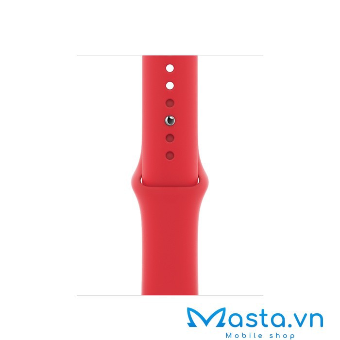 [TRẢ GÓP 0%] Đồng Hồ Apple Watch Series 6 44mm - Viền nhôm đỏ, dây Sport Band Đỏ (LTE) - M09C3