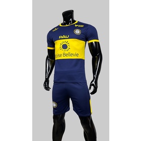 Bộ Quần Áo Bóng Đá Câu Lạc Bộ Pau Fc 2022 Chất Thun Co Giãn Màu Sắc Bắt Mắt Cực Đẹp