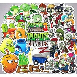10-50 hình sticker plans vs zombies decal ( random hình )