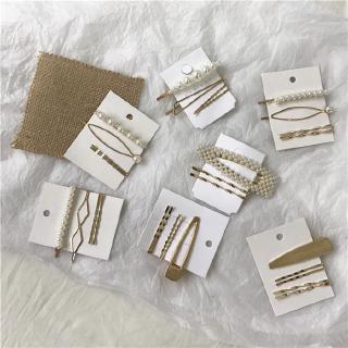 Kẹp tóc ngọc trai phong cách Hàn Quốc
