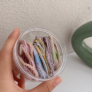 Set 20 Dây Thun Cột Tóc Đơn Giản Dành Cho Nữ