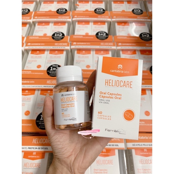 [Cóbill]Viên uống chống nắng nội sinh Heliocare