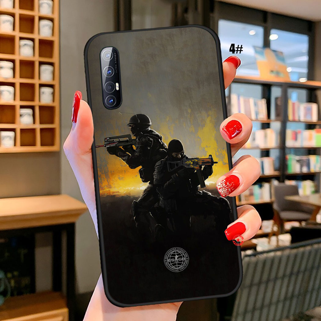 Ốp Điện Thoại Silicon Mềm Hình Game Cs Go Eg56 Cho Oppo A93 A92s A92 A91 A73 A72 A53 A52 A32 A31 A8 F15 F17 Pro