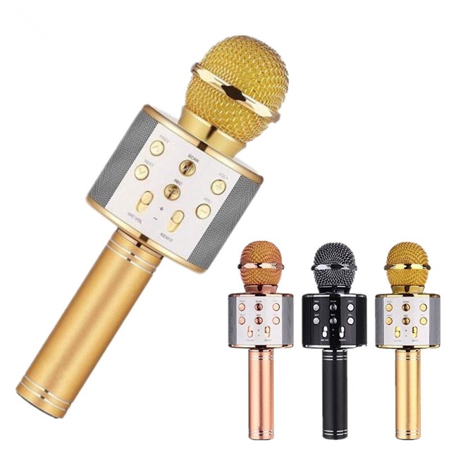 Micro Bluetooth Karaoke tích hợp loa cầm tay tiện lợi